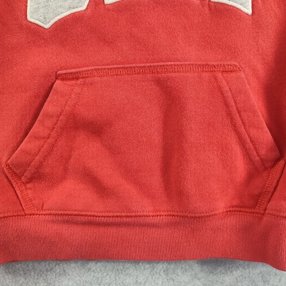 GAP Kid's Sweatshirt Size 5 Year Toddler Red Long Sleeve‎ Kanga Pocket Hoodie 📏
